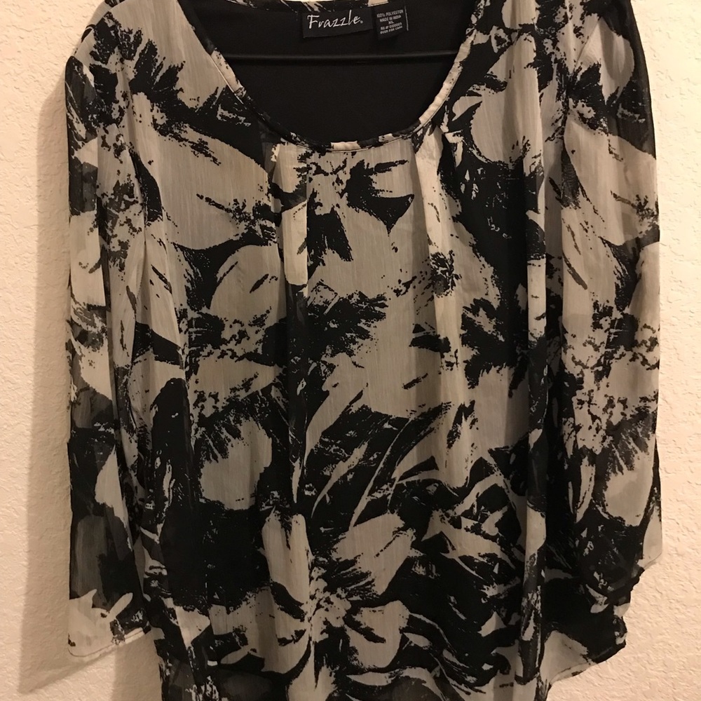 Black with while design